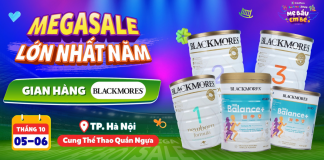 Đến gian hàng Blackmores săn MEGASALE lớn nhất năm tại Festival mẹ bầu và em bé 2024