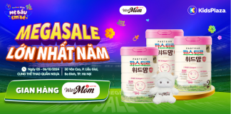 Đến gian hàng Withmom săn MEGASALE lớn nhất năm tại Festival mẹ bầu và em bé 2024