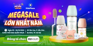 Đến gian hàng Moyuum săn Megasale lớn nhất năm tại Festival mẹ bầu và em bé 2024