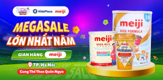 Đến gian hàng Meiji săn MEGASALE lớn nhất năm tại Festival mẹ bầu và em bé 2024
