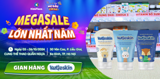 Đến gian hàng Kutieskin săn MEGASALE lớn nhất năm tại Festival mẹ bầu và em bé 2024