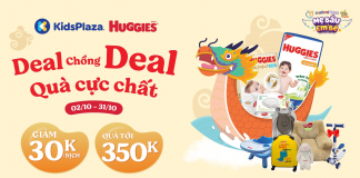 Tháng 10 HUGGIES tung DEAL xịn, quà to tặng mẹ và bé khuyen-mai-bim-huggies-t10-1