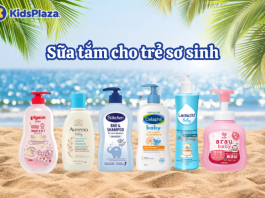 Sữa tắm cho trẻ sơ sinh: chọn sao cho đúng da bé Chuẩn bị đồ dùng tắm cho trẻ sơ sinh 3