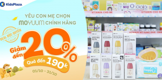 Yêu con mẹ chọn Moyuum chính hãng giảm tới 20% tại Kidsplaza Moyuum chính hãng – Giảm tới 20% tại KidsPlaza