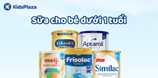 Review top 5 sữa cho bé dưới 1 tuổi tốt nhất hiện nay