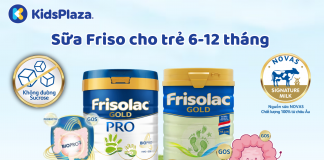 Sữa Friso cho trẻ 6-12 tháng có mấy loại? Review chi tiết từng loại