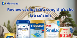 Review các loại sữa công thức cho trẻ sơ sinh được ưa chuộng nhất