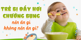 Bé bị đầy hơi chướng bụng nên ăn gì? Cách xử lý khi bé bị chướng bụng?