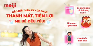 Bảo bối thần kì của Meiji – Thanh mát, tiện lợi, mẹ bé đều yêu!