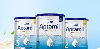 Sữa Aptamil CesarBiotik cho trẻ sinh mổ có những loại nào?