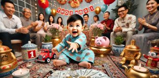 Thôi nôi bốc tiền có ý nghĩa gì? Sự thật bất ngờ sau nghi thức này