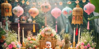 Mẹ bỉm thắc mắc: Thôi nôi bé trai cúng chè gì đúng phong tục?