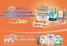 Rộn ràng mùa lễ hội, rinh nhập tràn quà xinh cùng nhà NAN sữa mát Thụy Sĩ
