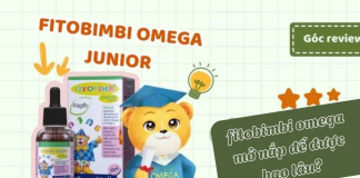 Fitobimbi Omega mở nắp để được bao lâu? Cách bảo quản?