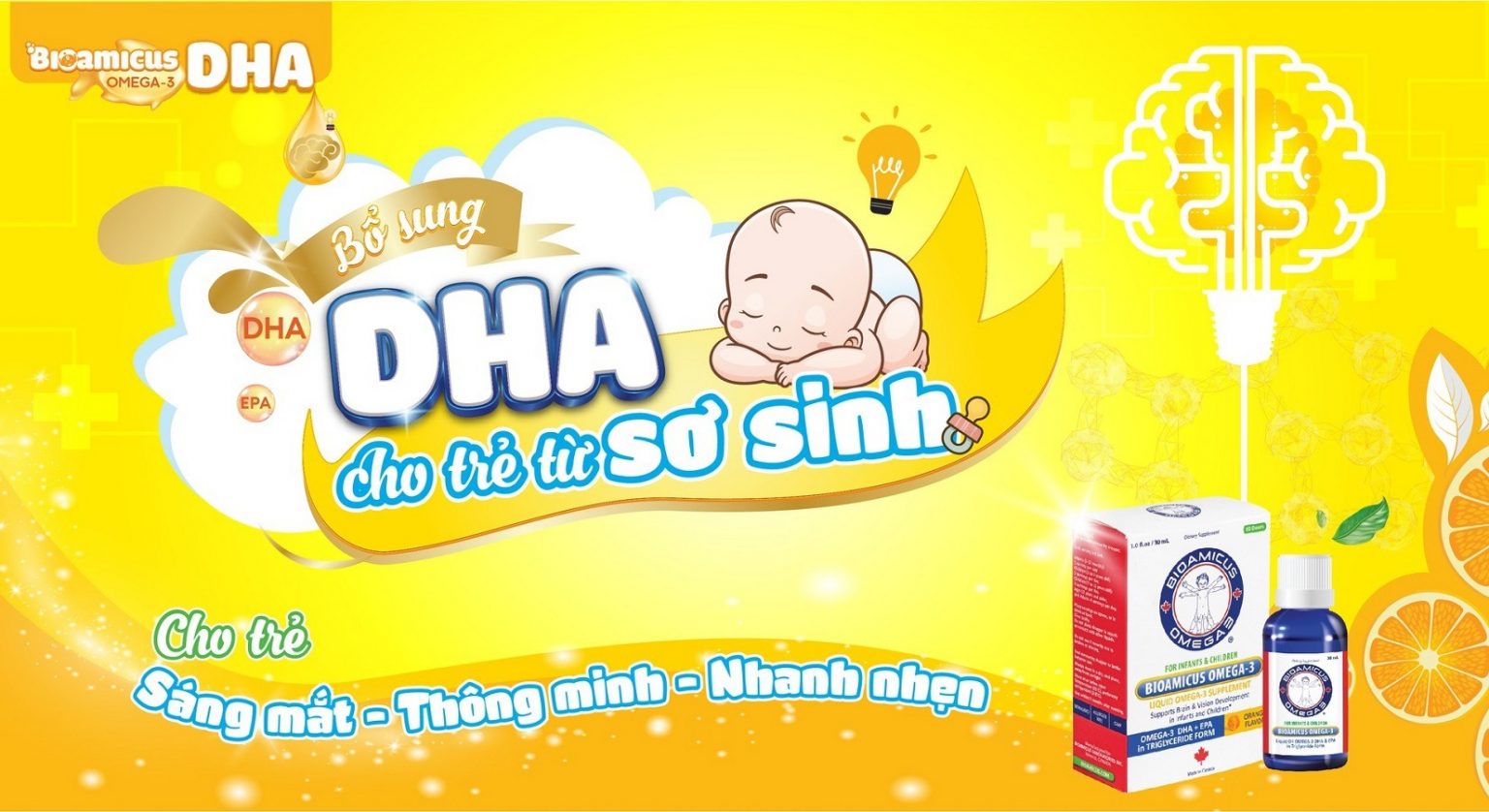 Trẻ sơ sinh có uống được BioAmicus Omega-3 không?
