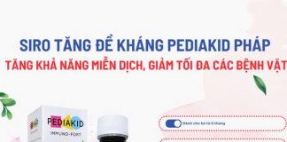 Review chi tiết về siro tăng đề kháng Pediakid