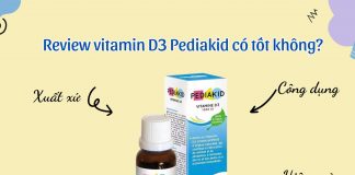 Review vitamin D3 Pediakid có tốt không? Có công dụng gì?