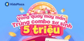 Tham gia vòng quay may mắn trúng ngay Combo sơ sinh 5 triệu