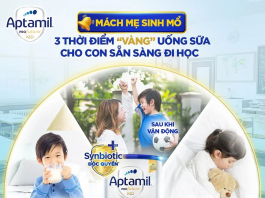 Sữa Aptamil cho trẻ sinh mổ có gì đặc biệt? sữa cho trẻ sinh mổ