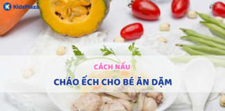 5+ cách nấu cháo ếch cho bé ăn dặm không tanh, bé ăn thun thút