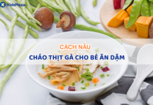 Cách nấu cháo thịt gà cho bé ăn dặm thơm ngon, giàu dinh dưỡng cach-nau-chao-thit-ga-cho-be-an-dam