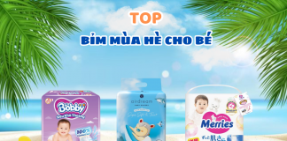 Review chi tiết các dòng bỉm mùa hè cho bé mềm mại, chống hăm cực tốt