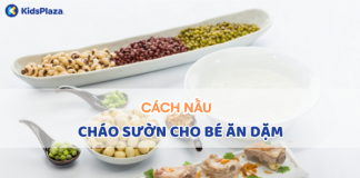 Mách mẹ cách nấu cháo sườn cho bé tăng cân đều, khỏe mạnh cach-nau-chao-suon-cho-be