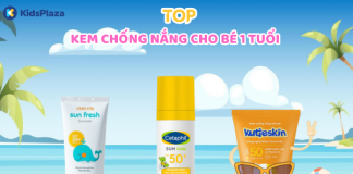 Top 3 kem chống nắng cho bé 1 tuổi an toàn, được bác sĩ khuyên dùng kem-chong-nang-cho-be-1-tuoi-1