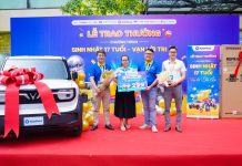 Lễ trao giải xe VinFast VF3 trị giá 299 triệu đồng tại sinh nhật 17 năm KidsPlaza Lễ trao giải xe vf3 6