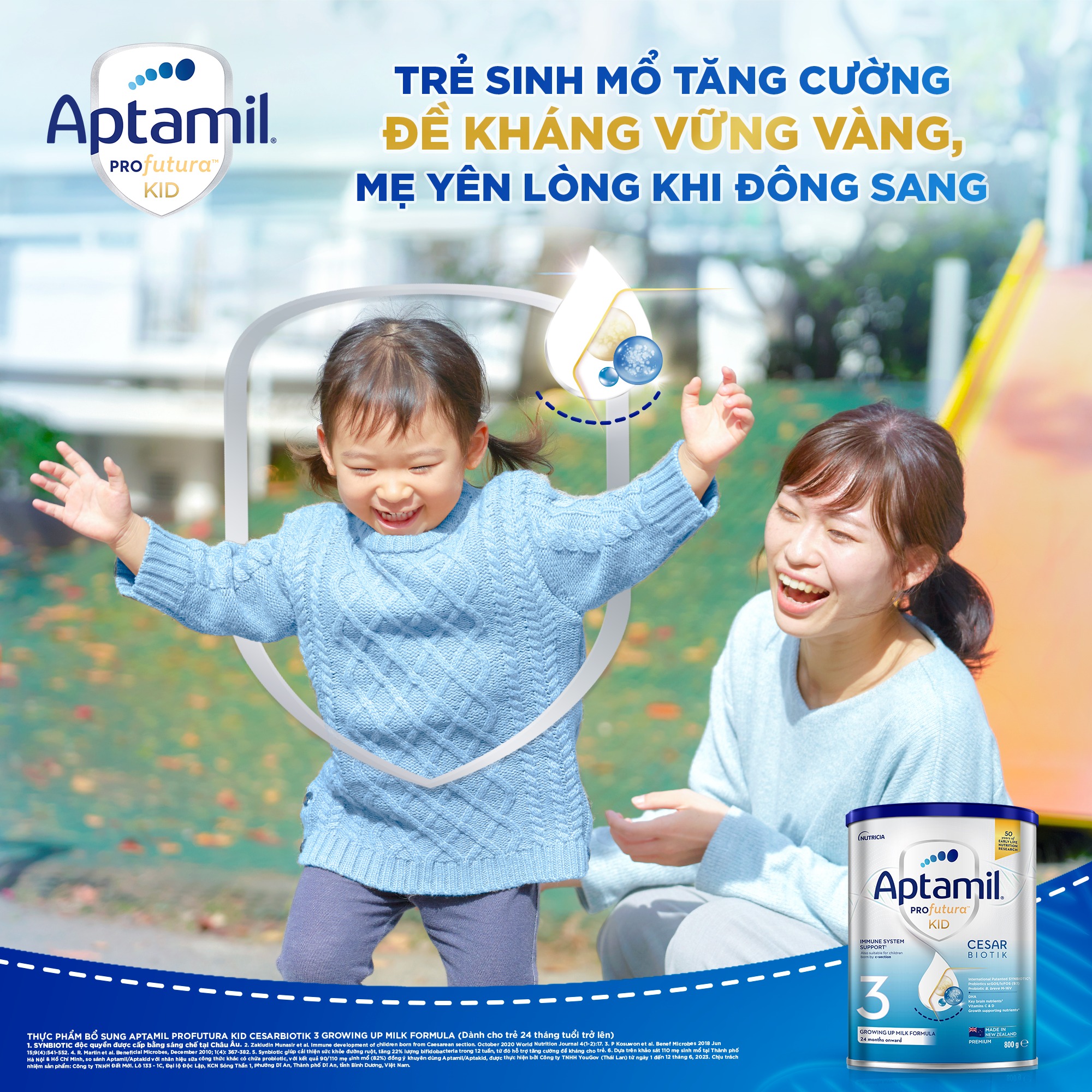 Sữa Aptamil cho trẻ sinh mổ 4