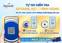 Tự tay kiểm tra hàng chính hãng – Mẹ an tâm mua Aptamil Kid chất lượng tại KidsPlaza