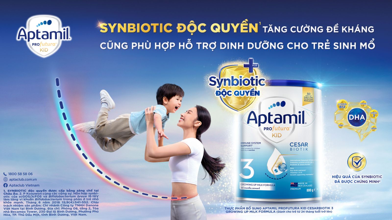 Cách nhận biết sản phẩm Aptamil KID chính hãng