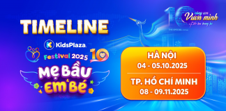 Thời gian tổ chức Festival Mẹ Bầu và Em Bé 2025 tại Hà Nội & TP.HCM