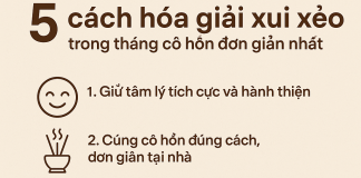 5 cách hóa giải xui xẻo trong tháng cô hồn đơn giản nhất