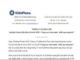 THÔNG CÁO BÁO CHÍ Sự kiện Festival Mẹ bầu & Em bé 2025: “Cùng con vươn mình – Kiến tạo tương lai”