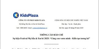 THÔNG CÁO BÁO CHÍ Sự kiện Festival Mẹ bầu & Em bé 2025: “Cùng con vươn mình – Kiến tạo tương lai”
