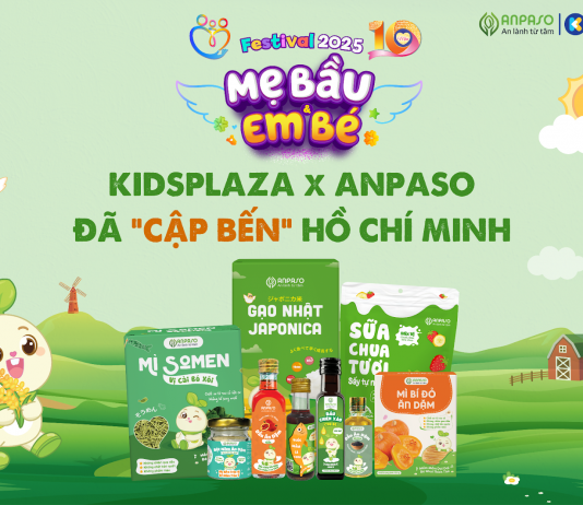 Anpaso đồng hành cùng Kidsplaza trong sự kiện Mẹ bầu và Em bé 2025