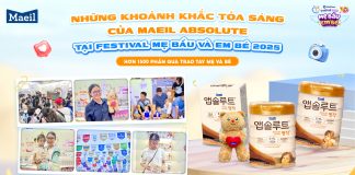 Sữa thiên thần MAEIL ABSOLUTE đồng hành cùng KidsPlaza tại Festival Mẹ bầu và Em bé 2025
