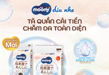 Moony dịu nhẹ mới – Tã quần cải tiến, chăm bé toàn diện