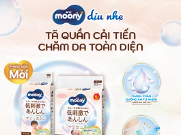 Moony dịu nhẹ mới – Tã quần cải tiến, chăm bé toàn diện