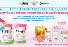 Withmom Cesar đồng hành cùng Festival Kids 2025 – Lan tỏa yêu thương, nuôi dưỡng khởi đầu khỏe mạnh