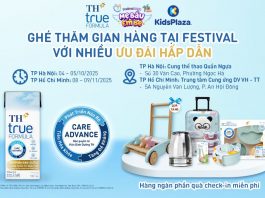TH true FORMULA – Đơn vị đồng hành trong sự kiện lớn nhất năm “Festival Mẹ bầu & Em bé 2025”