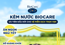 Kẽm nước BioCare ZinC – Bí quyết giúp trẻ ăn ngon, đề kháng khỏe kem-nuoc-biocare