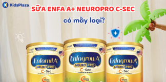 Sữa Enfa C-Sec có mấy loại? Đánh giá công dụng từng loại