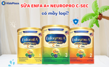 Sữa Enfa C-Sec có mấy loại? Đánh giá công dụng từng loại