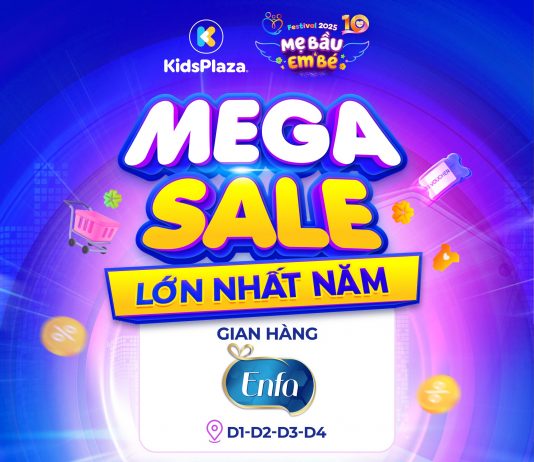 Mega Sale Enfa “đổ bộ” Festival Mẹ bầu & Em bé TP.HCM 2025