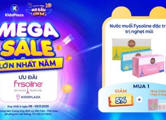 Bùng nổ DEAL hời FYSOLINE tại Mega Sale lớn nhất năm của KidsPlaza