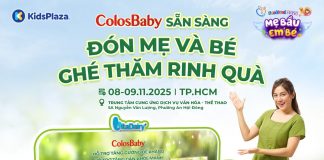 Colosbaby mang “cơn mưa” quà tặng độc quyền đến Festival Mẹ bầu & Em bé 2025 TP.HCM