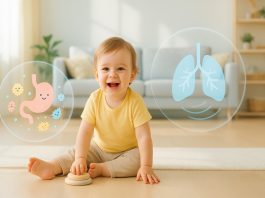 Bảo vệ bé hai lớp: tăng đề kháng tiêu hóa & hô hấp với Enfa Enspire