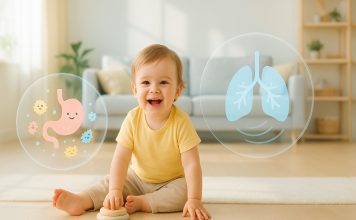 Bảo vệ bé hai lớp: tăng đề kháng tiêu hóa & hô hấp với Enfa Enspire